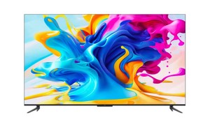 СМАРТ Телевизор 55" TCL 55C647, QLED, 4K Ultra HD, черный, Google TV, 120Гц