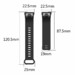 Ремешок силиконовый на фитнес часы Xiaomi Amazfit Cor (первая версия)